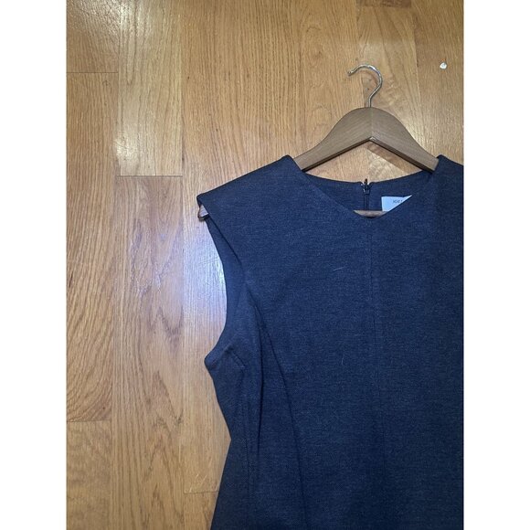 Heathered Gray Midi Office Siren Dress Size 12 - Picture 6 of 7